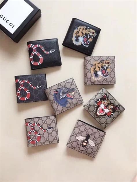 gucci animal print wallet